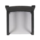 Outdoor 6 Seater Dining Set With Bench - Dark Gray / Light Gray