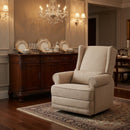 Extra Wide Swivel Recliner Glider Chair With Footrest by HouseOfZazla