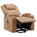 Macklin - Power Lift Massage Recliner With Heat And Dual Cupholders by HouseOfZazla