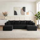 132.1 Inch Modular Sectional Sofa with Double Chaise