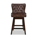 Holmes - Tufted High Back 360 Swivel Counter Height Barstool