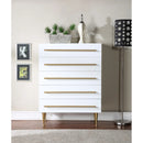 Contemporary 5 Drawer Chest For Bedroom by HouseOfZazla