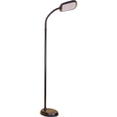 63"H Slim Design LED Bright Reader Natural Daylight Full Spectrum Floor Lamp Black