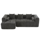 Sectional Free Combined Sofa With 2 Side Pockets by HouseOfZazla