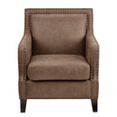 Shasta - Accent Chair With And Nail Buttons - Brown by Unique Piece Furniture