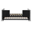 Twin Size Upholstered Daybed With Pop Up Trundle