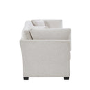 83.5" Modern Flared Arms Sofa (Beige) by HouseOfZazla