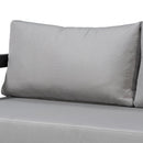 U_style Outdoor L-Shaped Sofa with Iron Frame,Weather-Resistant Patio Sofa Set with Ultra-Thick Cushions,Comfortable Seating for 3,Ideal for Patio, Balcony,and Garden by Montret