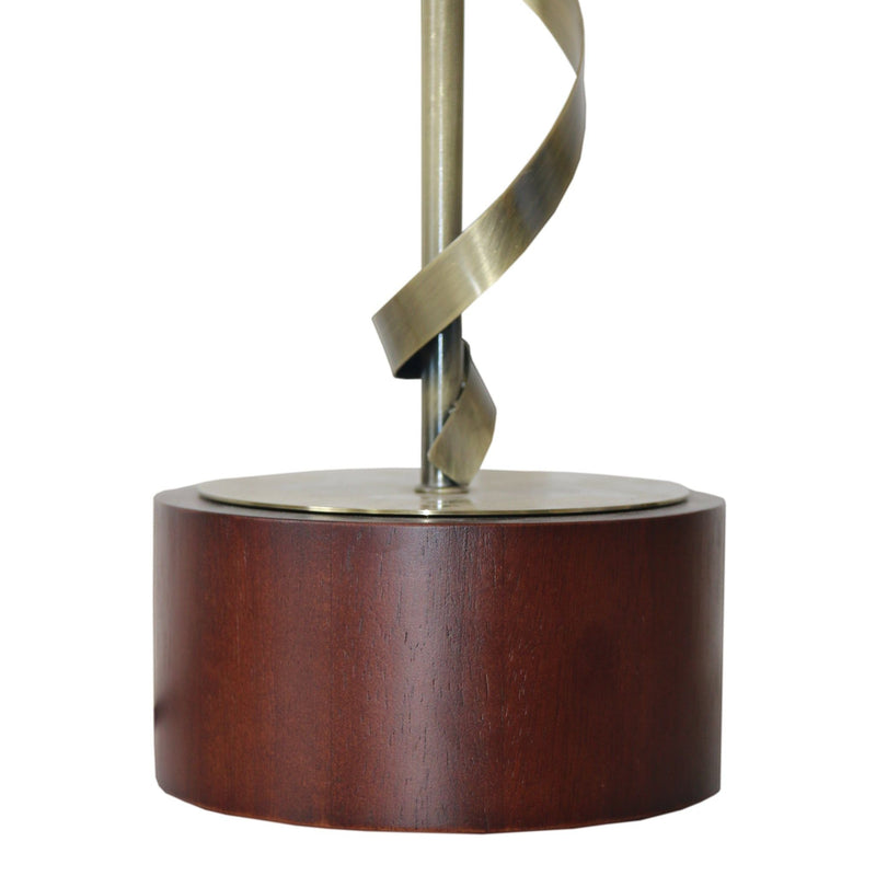 Nightstand Desk Lamp With Twisted Base - White, photo 3 of 11