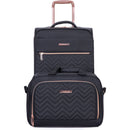 4-Piece Set (16/20/24/28), Softshell Suitcase Spinner Wheels Terylene Luggage Sets Carry On Suitcase Luggage Lightweight Durable Suitcase Black