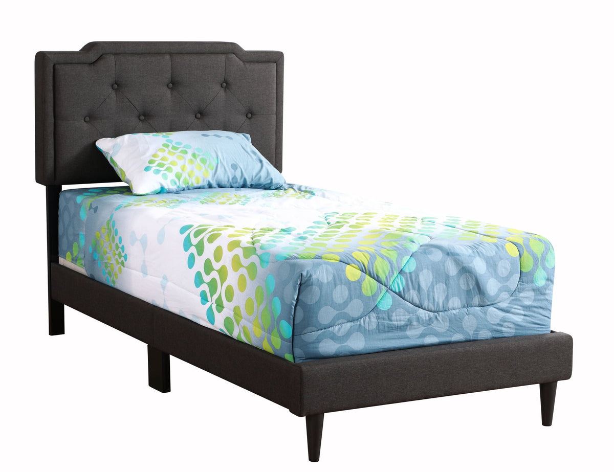 Button Tufted Bed Charming For Cozy Spaces, photo 5 of 40