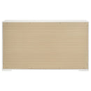 Ives 6-drawer Dresser Cabinet White High Gloss