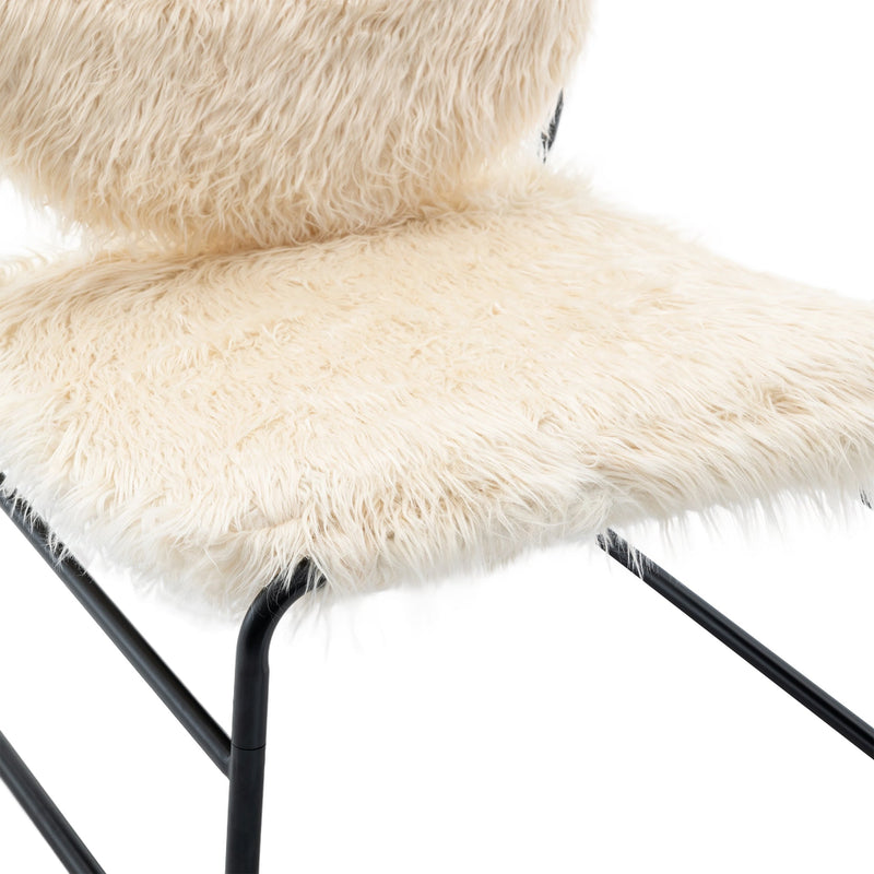 Accent Chair - Modern Industrial Slant Armchair with Metal Frame - Premium High Density Soft Single chair for Living Room Bedroom