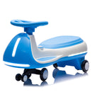 12V Electric Wiggle Ride On Car with Dual Motors & LED Lights
