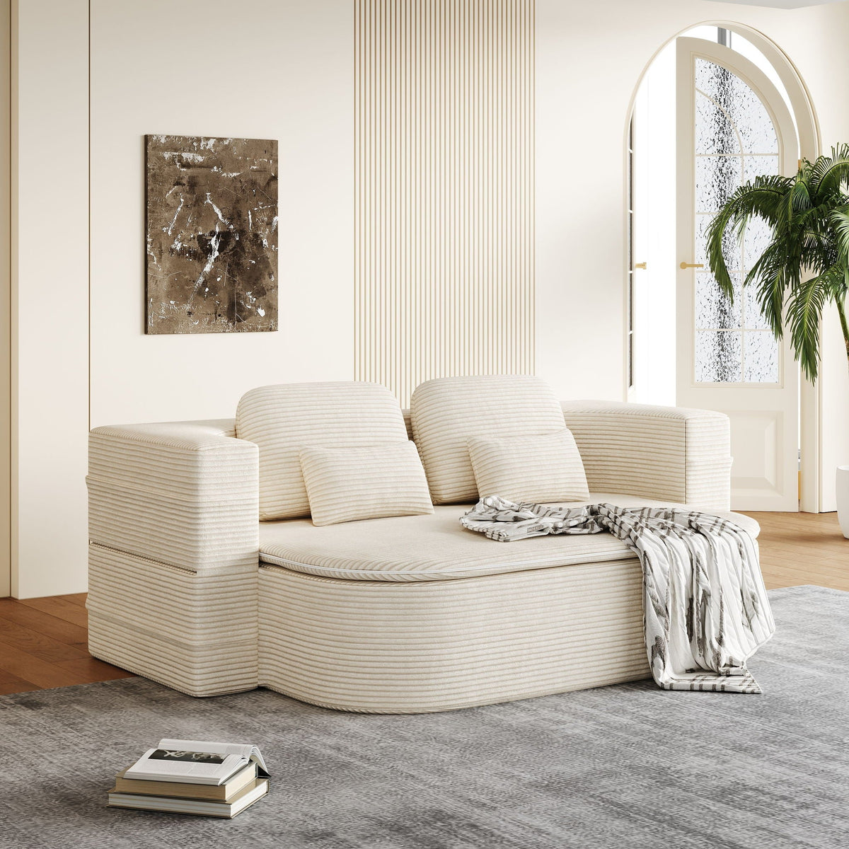 2 In 1 Foldable Sofa Bed With Multi Functional Blanket, photo 30 of 40