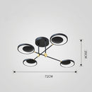 Nordic Living Room Simple Modern Atmosphere Net Red Led Molecular Ceiling Light