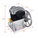 Piston 2Hp Air Compressor Head Pump 115Psi 1.5Kw - Silver by HouseOfZazla