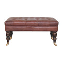 Buffalo - Ottoman With Castor Legs by HouseOfZazla