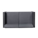 Acacia Wood Loveseat And Coffee Table Set With Cushions by HouseOfZazla