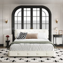 Tufted Headboard With Extra-Large Ultra-Soft Cloud Pillow Design