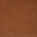 Upholstered PU Leather Ottoman, Solid Wooden Legs