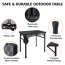 2FT Camping Table with Mesh Desktop, Lightweight & Portable by HouseOfZazla