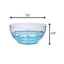 Swirl Acrylic Serving Bowls, Unbreakable by HouseOfZazla