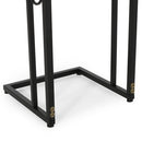 Essex Set of 2 Modern Black Metal End Tables by HouseOfZazla