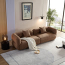 Sectional Sofa With Durable Fabric, Solid Wood Frame, And High Density Sponge Fill by Unique Piece Furniture
