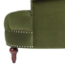 La Rosa - Victorian Tufted Upholstered Accent Chair by HouseOfZazla