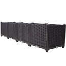 Deep Raised Garden Bed Plastic Planter Boxes