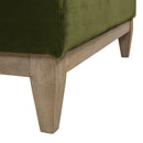 Knox - Square Storage Cocktail Ottoman - Olive Green by HouseOfZazla