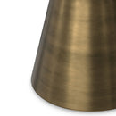 Raquel - Side Table - Antique Brass / White by HouseOfZazla