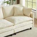 Modular Sectional Sofa, 110 Inch L-Shaped Couch Set for Living Room by HouseOfZazla