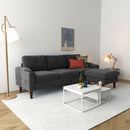 3 Seater Convertible Combination L Shaped Sofa With Footstools With Storage by Unique Piece Furniture