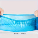 100-Pack: Disposable Plastic Shoe Covers – Waterproof & Slip-Resistant