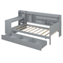 Daybed With 3 Drawers USB Ports And Desk