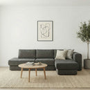 L-Shaped Modular Sofa With Double Layer Cushion by HouseOfZazla
