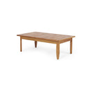 Bianca - Outdoor 3 Seater Sofa Chat Set With Ottoman - Teak by HouseOfZazla