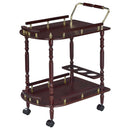2 Shelf Serving Cart - Brown by HouseOfZazla