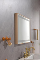 36x24 LED Lighted Bathroom Wall Mounted Mirror with High Lumen+Anti-Fog Separately Control