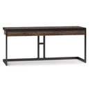 Erina - Large Desk - Rustic Natural Aged Brown by HouseOfZazla