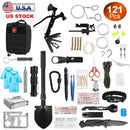 121Pcs Survival Kit for Outdoor Adventure and Emergency Gear by LJGDeals