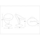 Curl - Swivel Lounge Chair by HouseOfZazla