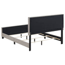 Destiny - Eastern King Panel Bed - Beige by HouseOfZazla