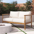 Teak Finish Acacia Wood Patio Seating