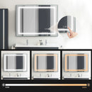 36x48 Led mirror 3 brightness x 3 colors Anti-fog