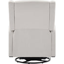 29.5'' Wide Wingback Swivel Rocker Recliner Chair, Glider Rocker Recliner, Rocking Chair Nursery for Living Room Bedroom Apartment,Linen,Beige