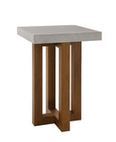 Keven Faux Concrete Top Table