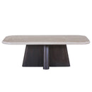 Jacory - Coffee Table With Bottocino Marble Top - Espresso by Unique Piece Furniture